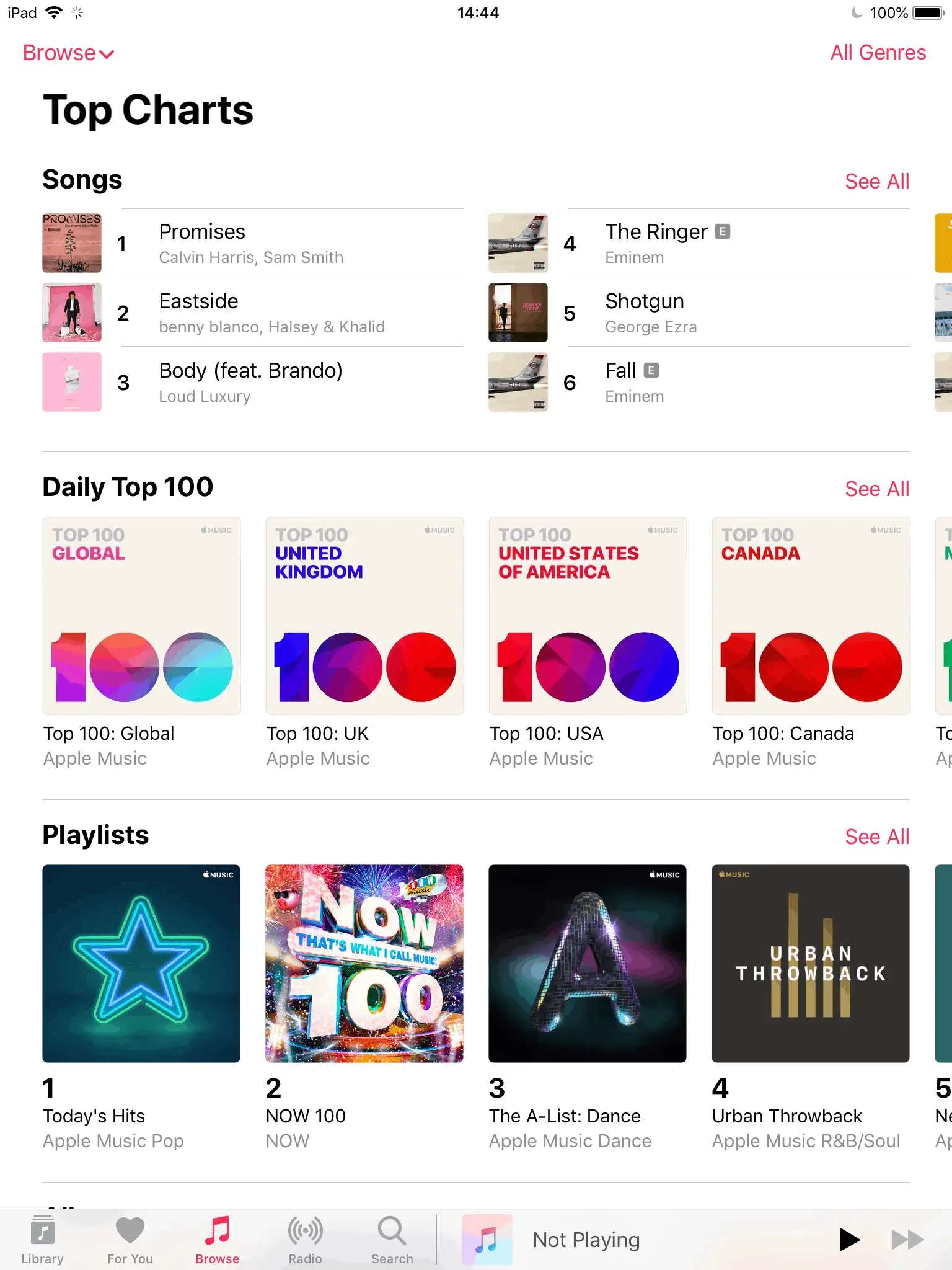 Apple Music rolls Top 100 Charts - Resolution Audio