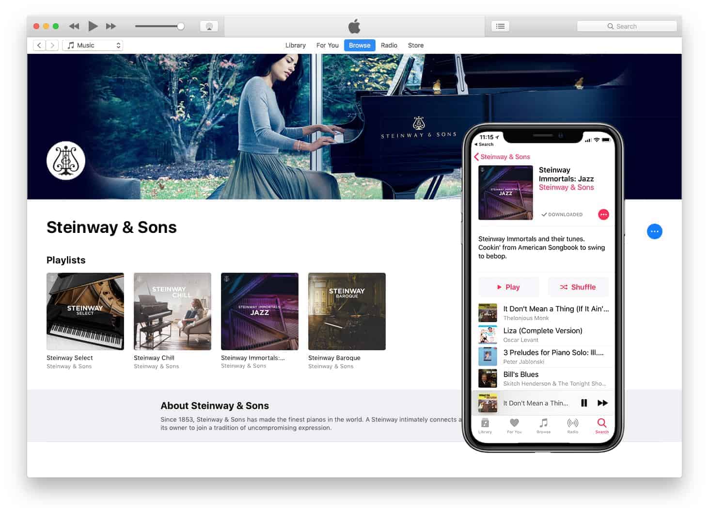 Download Steinway Creates Apple Music Profile High Resolution Audio