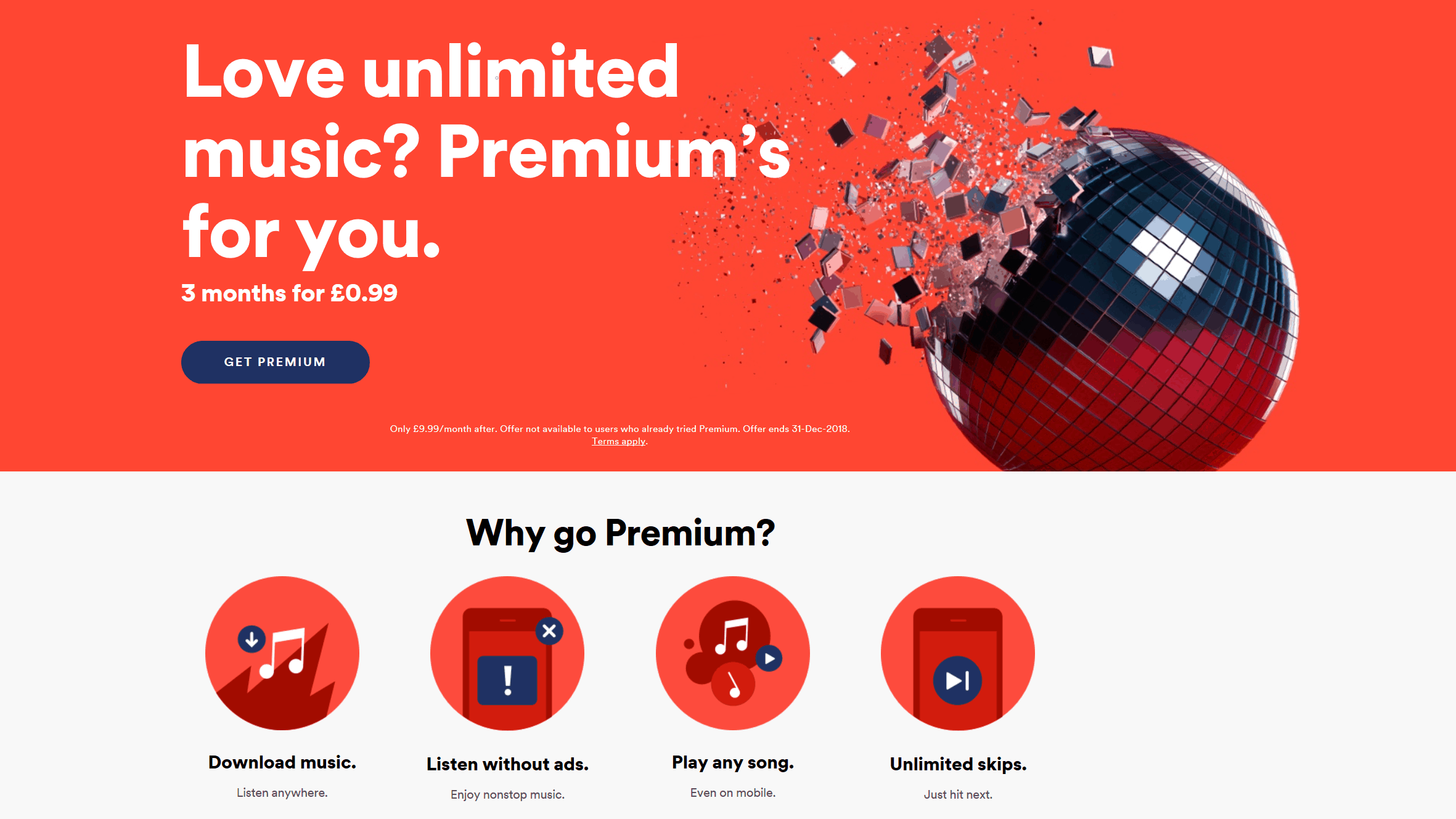 spotimy premium deals