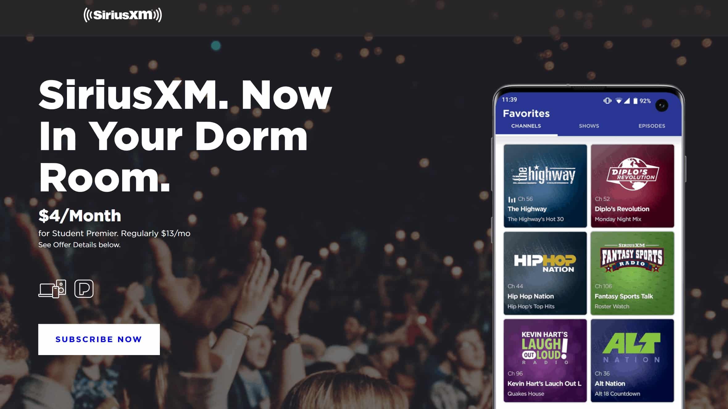 SiriusXM launches student subscription - High Resolution Audio